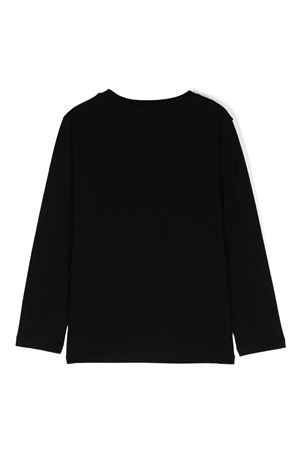 black cotton tshirt BALMAIN PARIS KIDS | BV8P60Z0116930BC